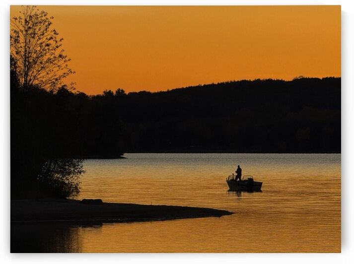 Sunset Fishing by Bob Hudson