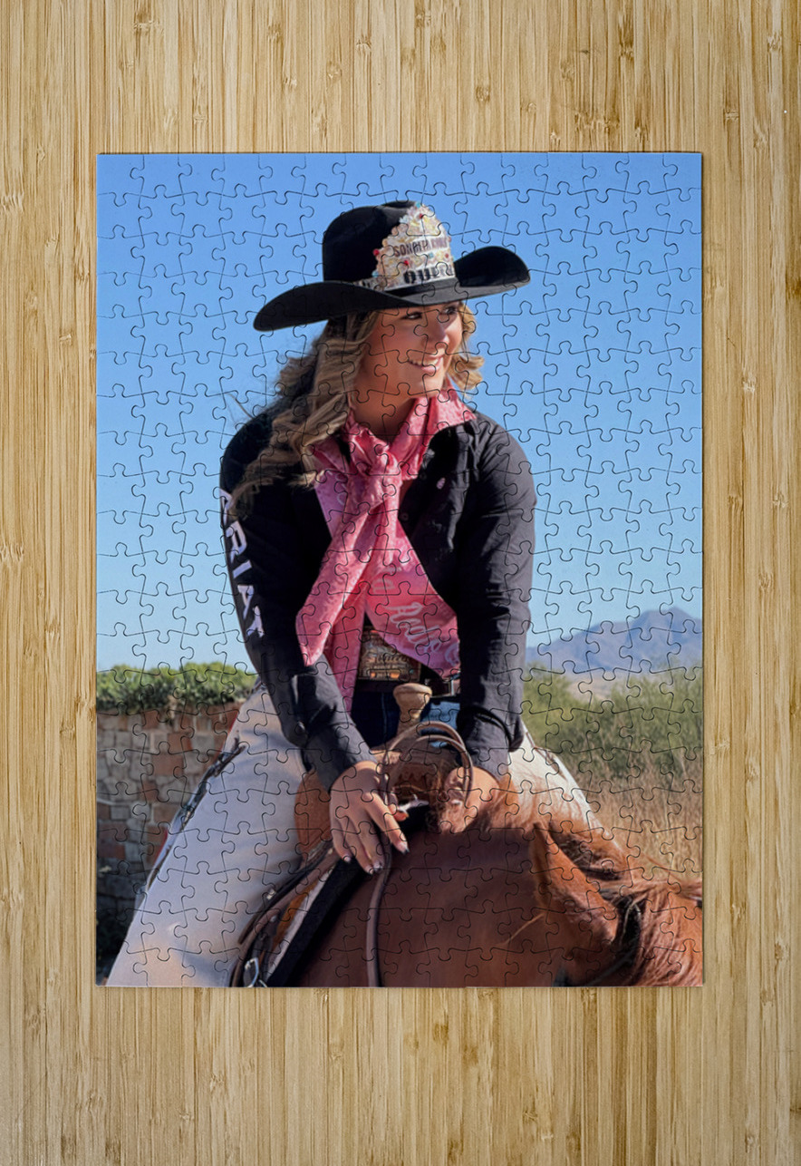 Rodeo Queen Bob Hudson Puzzle printing