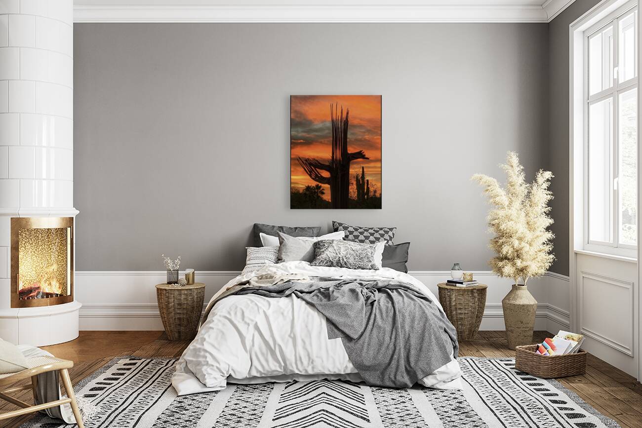 Orange Arizona Sky Reproduction