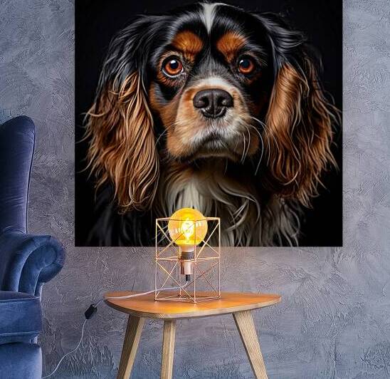 King Charles Spaniel AI by Bob Hudson