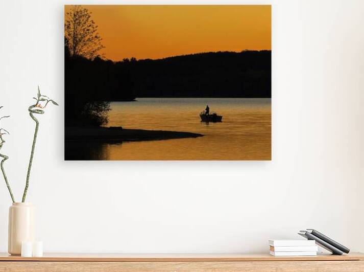 Sunset Fishing by Bob Hudson