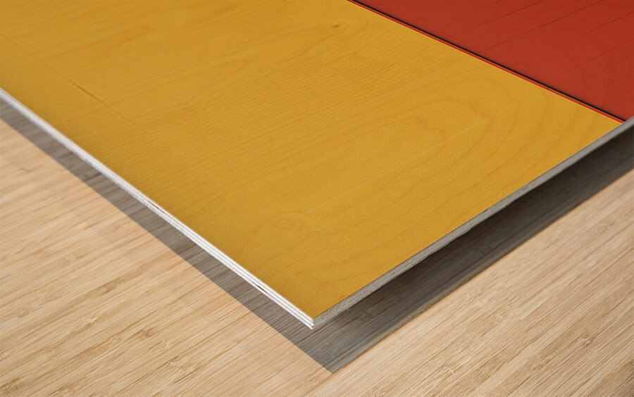 Minimalist AI Wood print