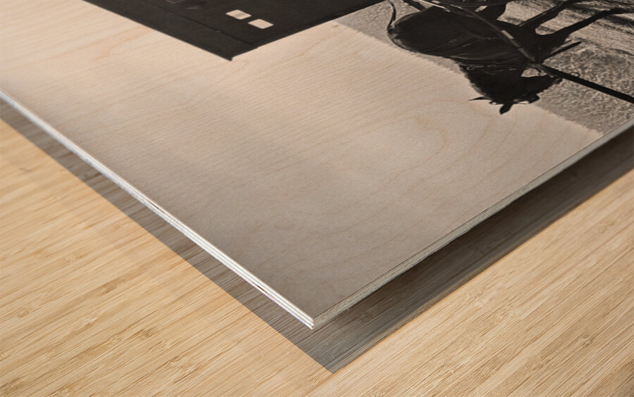 Sunrise in Amish Country Wood print