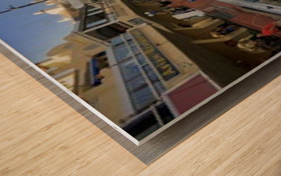 Benalmadena Wood print